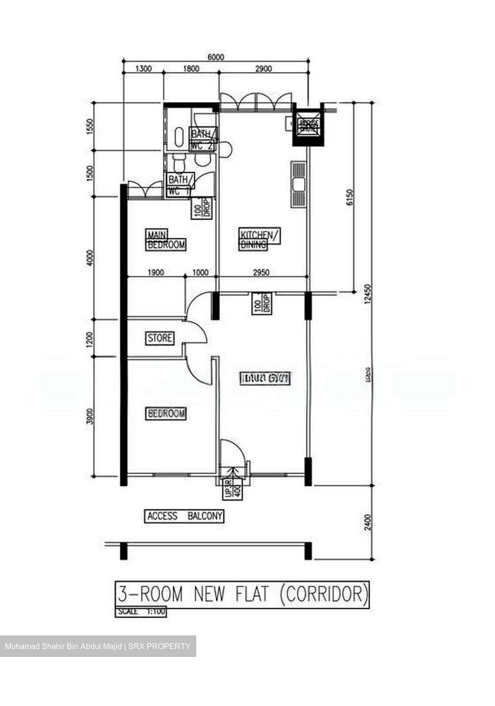 Blk 520 Bedok North Avenue 1 (Bedok), HDB 3 Rooms #579695631